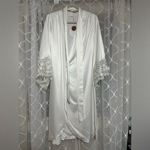 Getting ready robe for bride